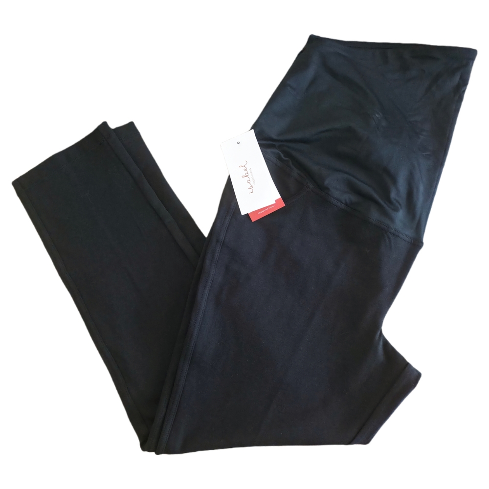 Isabel Maternity by Ingrid & Isabel - Over The Belly Black Stretch Leggings